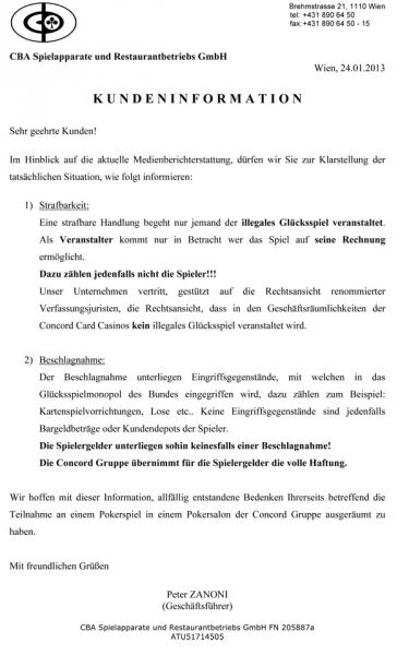 CCC Kundeninformation