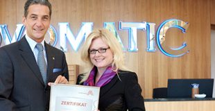 Harald Neumann und Monica Rintersbacher; Bild: © NOVOMATIC AG/Sabine Klimt