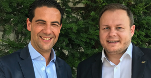 Sharif Shoukry, Geschäftsführer OBMV und Roman Neßhold, Präsident des IGA © Institut Glücksspiel & Abhängigkeit